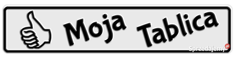 Tablice indywidualne z Twoim logo znakiem Pozostałe sprzedam
