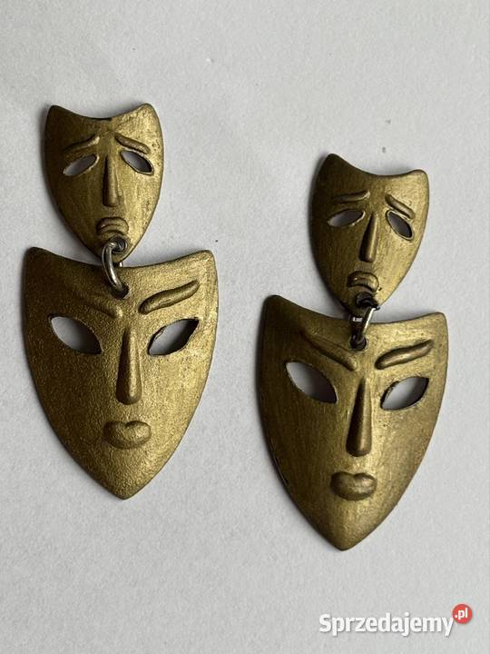 Kolczyki teatralne maski Bydgoszcz
