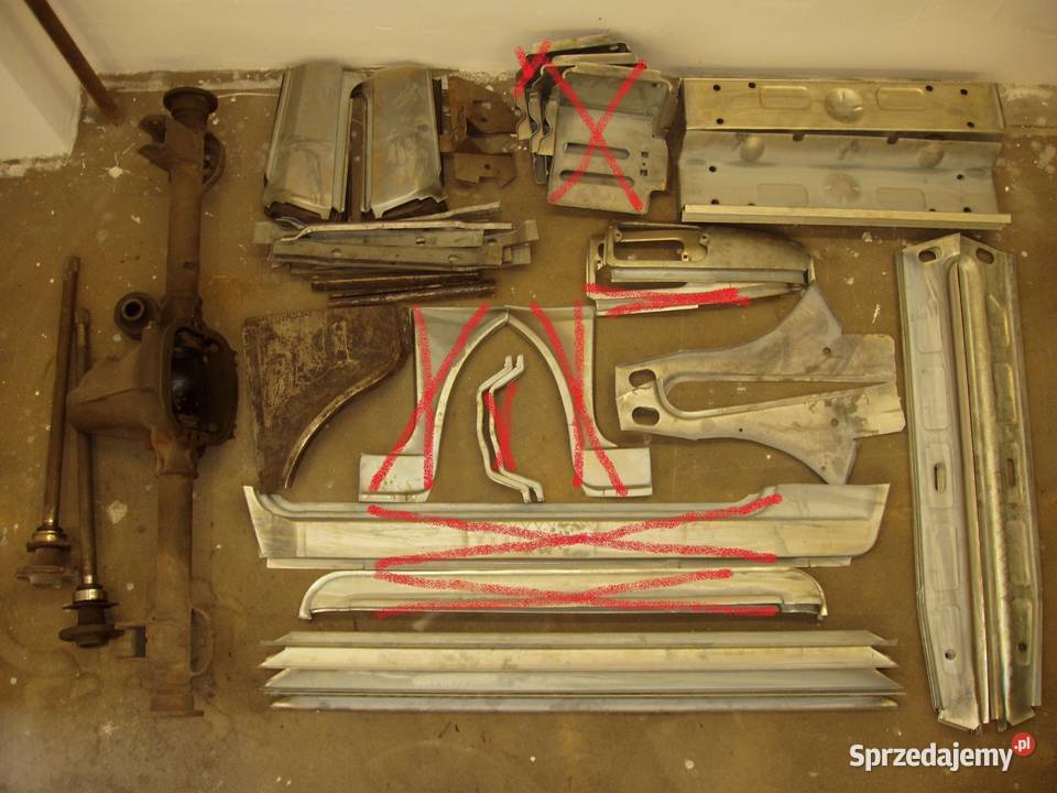 Blachy Fiat 126p maluch ocynkowane reperaturka Gliwice sprzedam