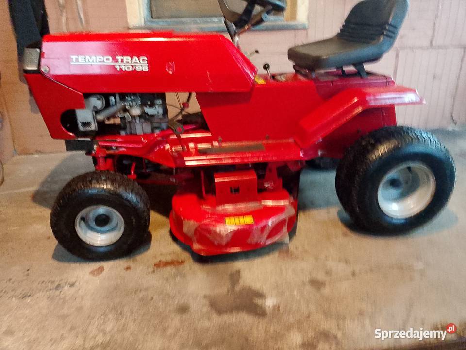 Traktorek do trawy TEMPO TRAC11096dwa noże dolnośląskie