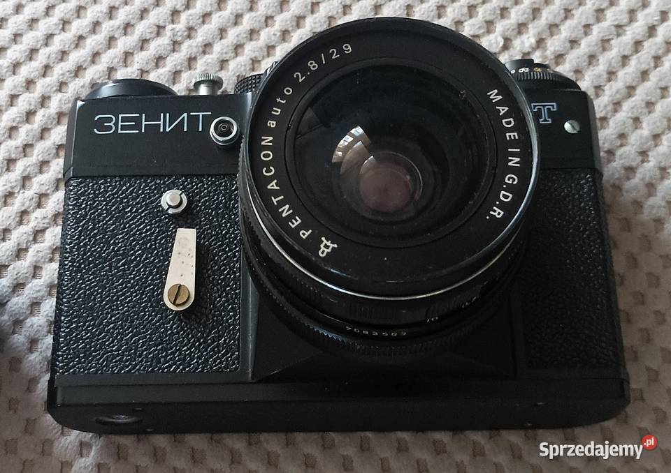 Aparat fotograficzny ZENITH ET obiektyw Aparaty