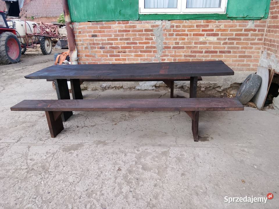 Stół z ławkami Kwidzyn sprzedam