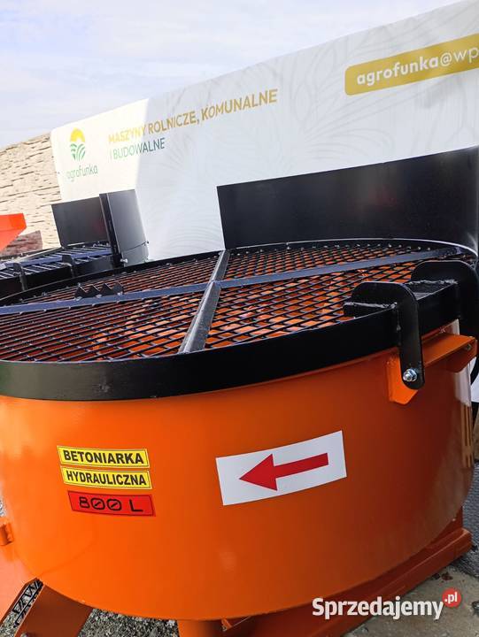Betoniarka hydrauliczna 400L 600L 800L Dostawa łódzkie Kutno