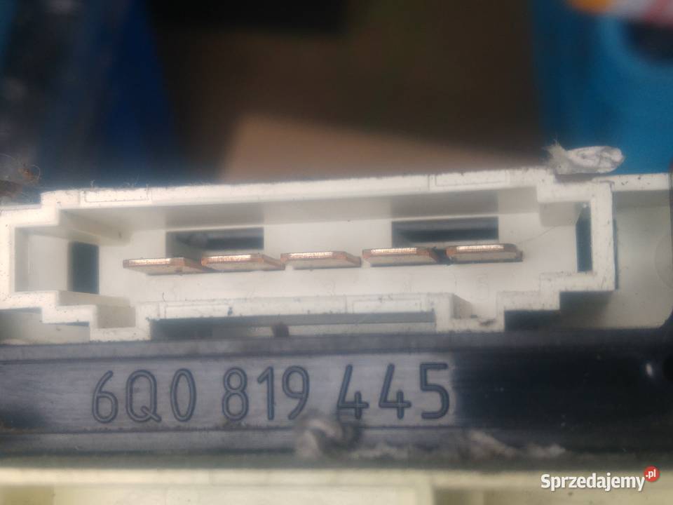 6Q0819445 Panel nawiewu VW POLO IV panele sterowania, przełączniki Dębno