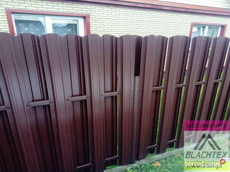 Sztachety metalowe Ogrodzenie poziome Sztachety Limanowa sprzedam