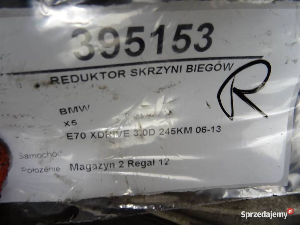 REDUKTOR SKRZYNI BIEGÓW BMW E70 QBM012 0613 30 sprzedam