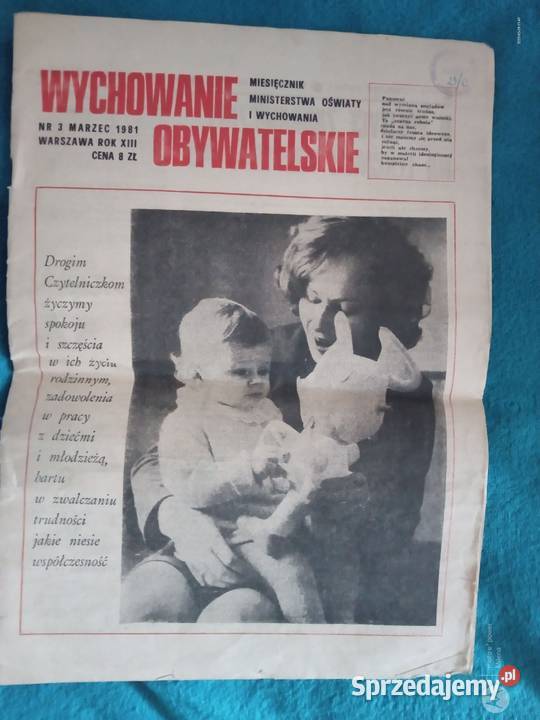 Sprzedam gazetę z PRL wychowanie obywatelskie Bukowno