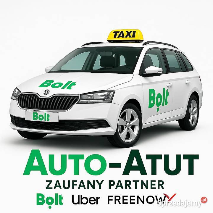 Wynajem aut na boltFreeNow ubertaxi Elbląg