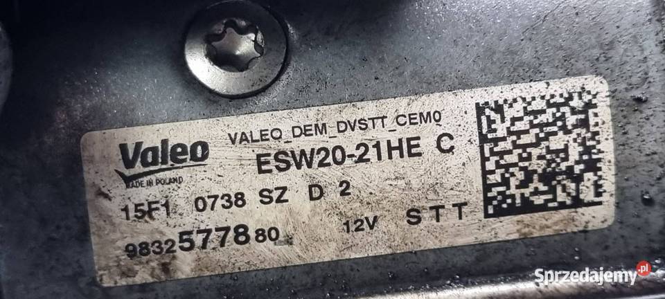 ROZRUSZNIK CITROEN BERLINGO III 9832577880 osobowe kujawsko-pomorskie Lipno sprzedam