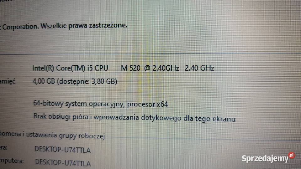 Lenovo Thinkpad T510 i5560M 4GB Ram Laptopy i netbooki pomorskie Gdynia