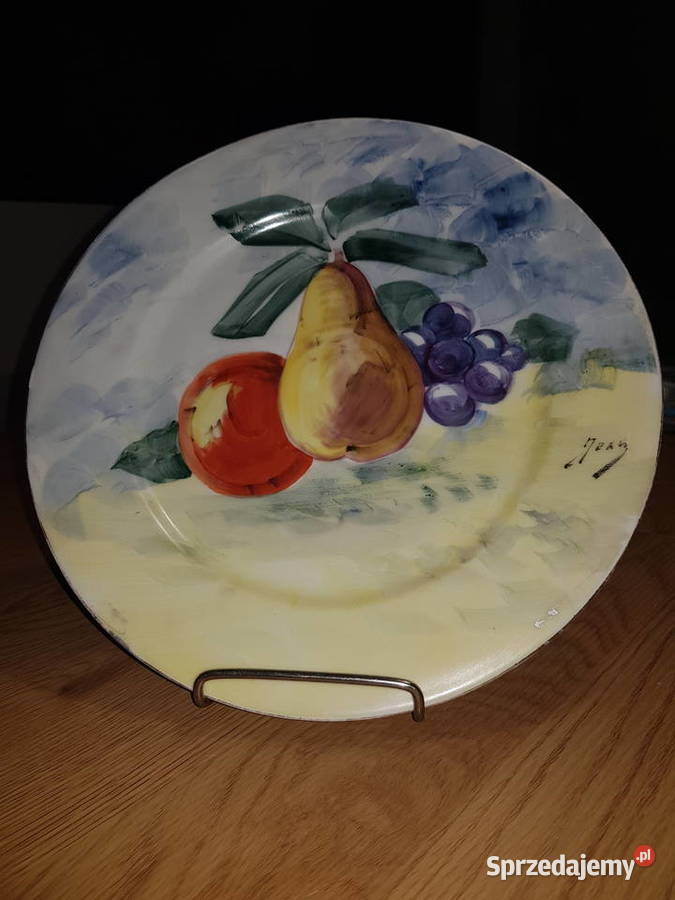 Talerz ozdobny porcelana francuska Limoges Wola Podłężna