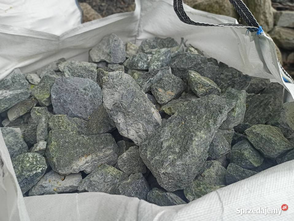 Kamień zielony 60120 mm do gabionu ogrodzenie Oświęcim
