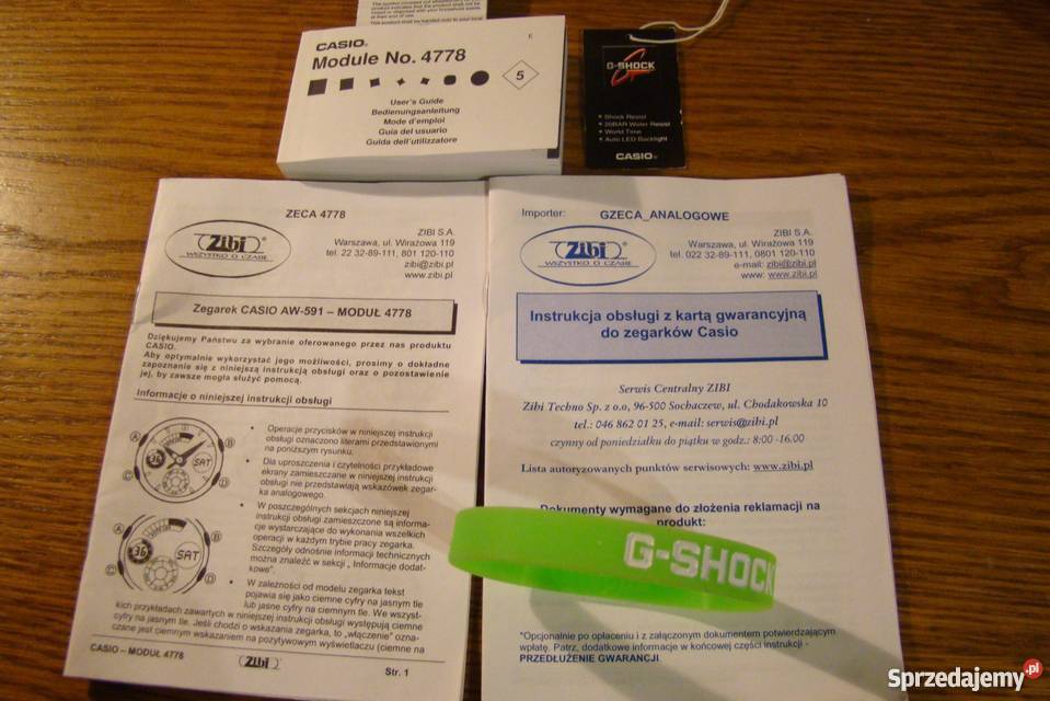 Casio Gshock AW591 gwarancja 25 roku Gniezno sprzedam