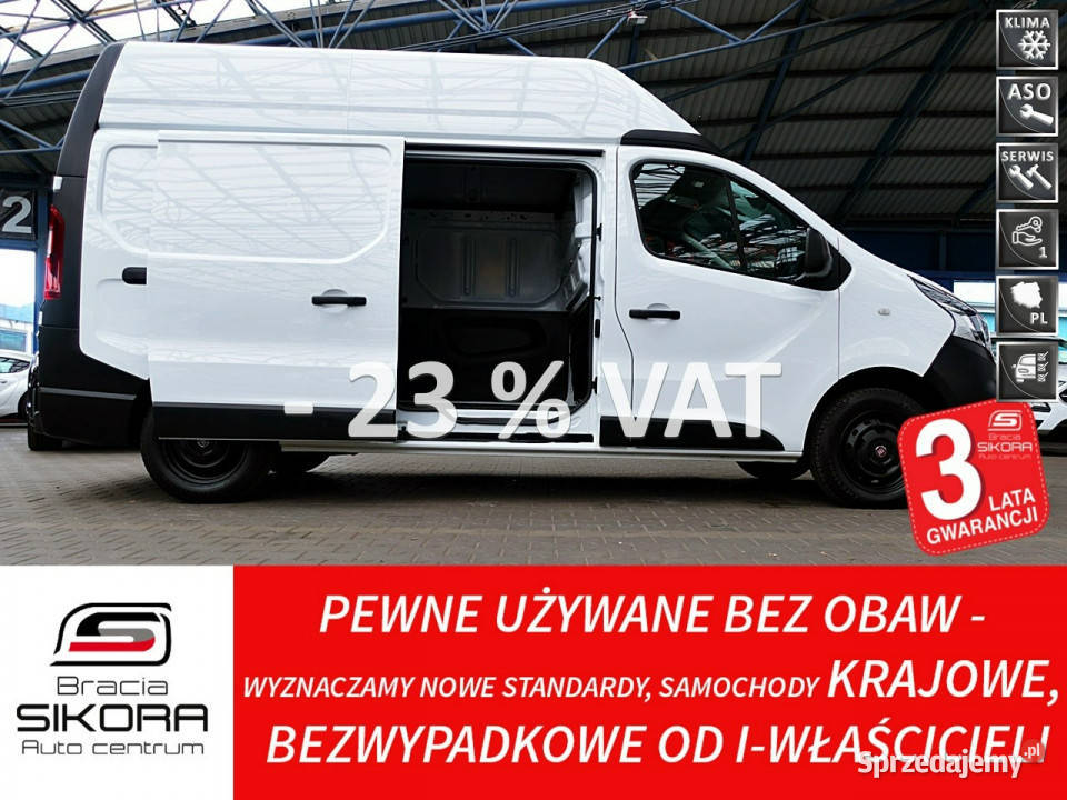 Fiat Talento Wysoki i Długi MAXI TYLKO 64tyś KM 3Lata GWAR. Kraj 1WŁ Bezwy…