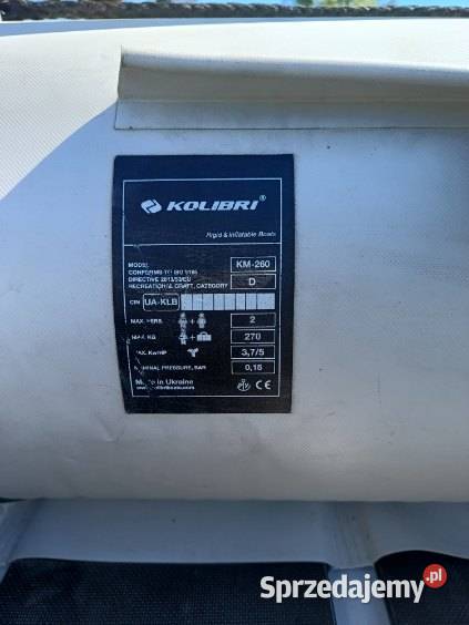 Ponton kolibri 260 Siedliszcze-Kolonia