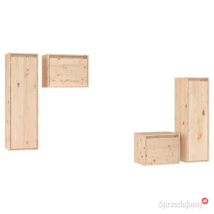 Szafki pod TV 4 lite drewno sosnowe WM3100249 mazowieckie Warszawa