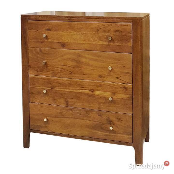 Komoda drewniana MILANO 80 z szufladami z akacji lubelskie Lublin sprzedam