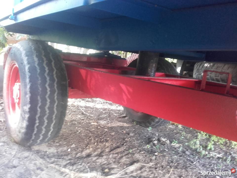 przyczepa jednoosiowa z kiprem zarejestrowana Przyczepy rolnicze Wola Rzędzińska