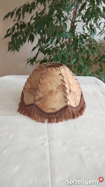 Klosz lampy nocnej z jelita wołowego wielkopolskie