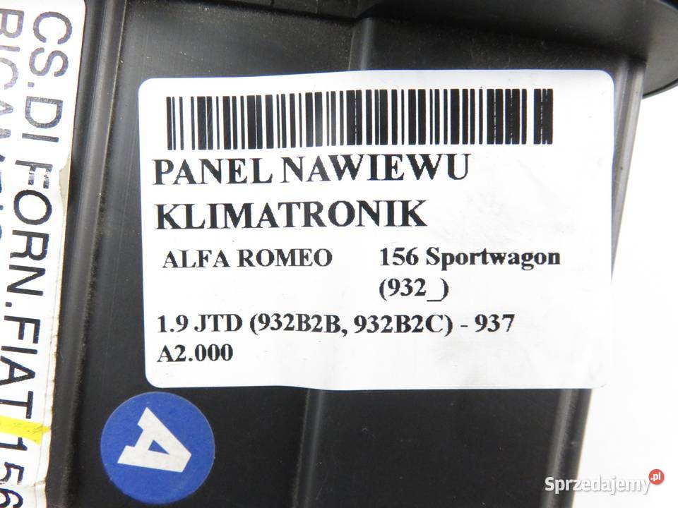 KLIMATRONIK ALFA ROMEO 156 1560334760 małopolskie