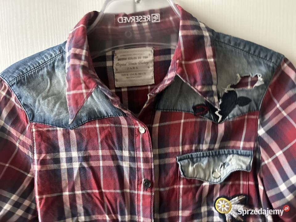 Koszula w kratę Zara XSS damska koszula w kratkę Zara Wyszków