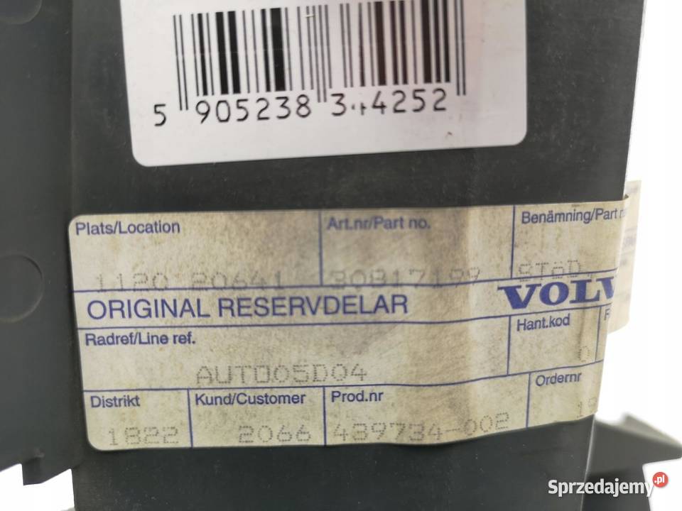 MOCOWANIE ZDERZAKA PRAWY PRZÓD VOLVO S40 V40 Części montażowe