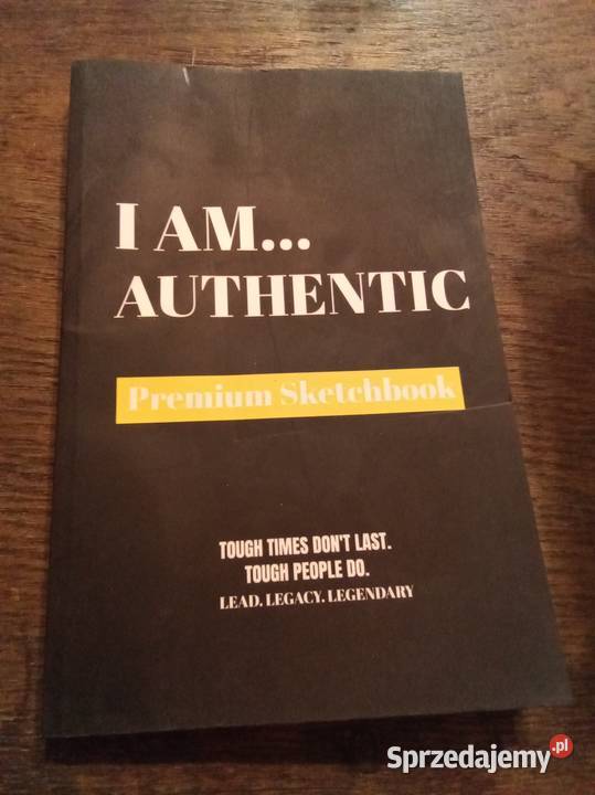 I am Autgentic premium sketch book Notes Warszawa