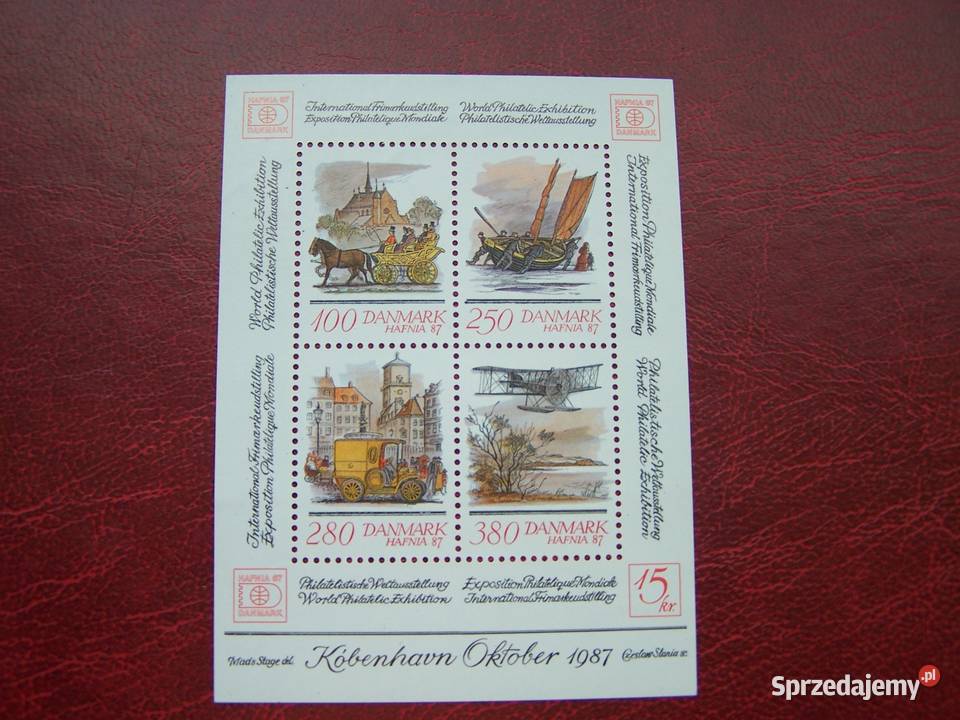 Dania 1976 MNH Wystawa HAFNIA 87 2 Cz Slania Tychy