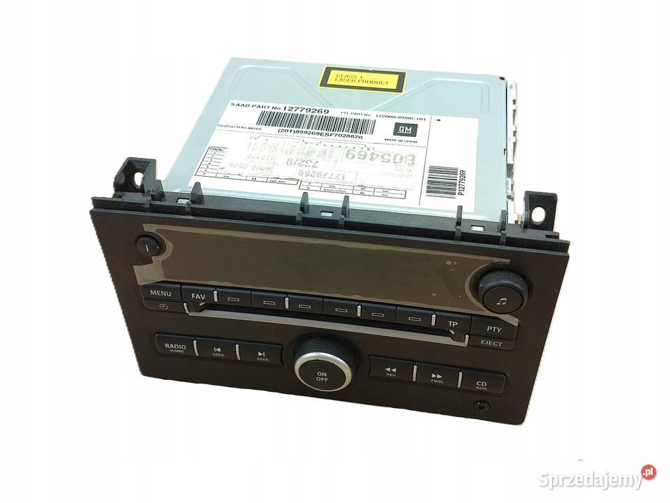 RADIO ODTWARZACZ CD AUX SAAB 93 II LIFT 20072011 osobowe