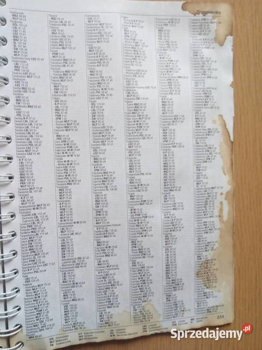 Atlas samochodowy Polski 2001r Dąbrowa Górnicza