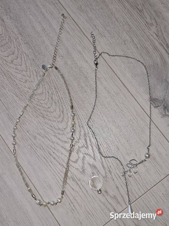 Naszyjniki perełki pierścionek Łódź sprzedam