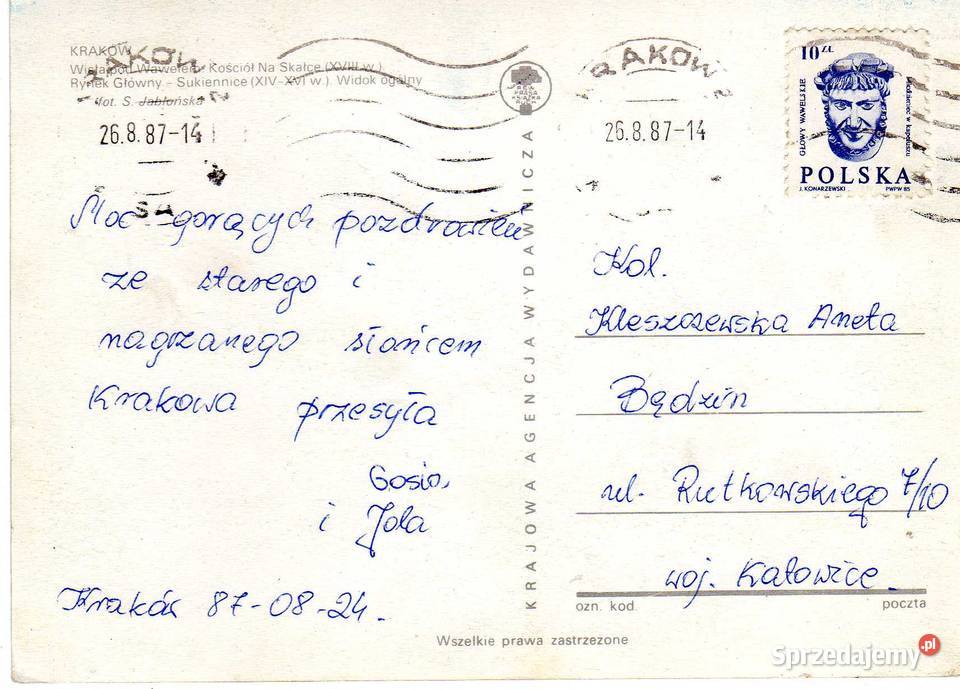 KRAKÓW POCZTÓWKA WIELOWIDOKOWA 11 Krynki