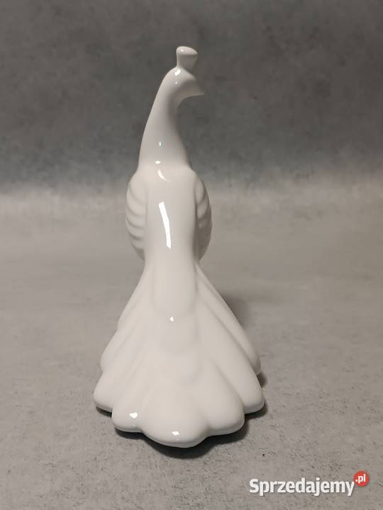 ALFAL Paw Dostojny Królewski Ptak Porcelanowa