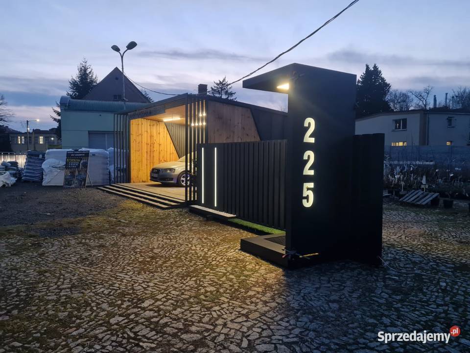 OGRODZENIA NOWOCZESNE Z PODŚWIETLENIEM lubuskie Zielona Góra sprzedam