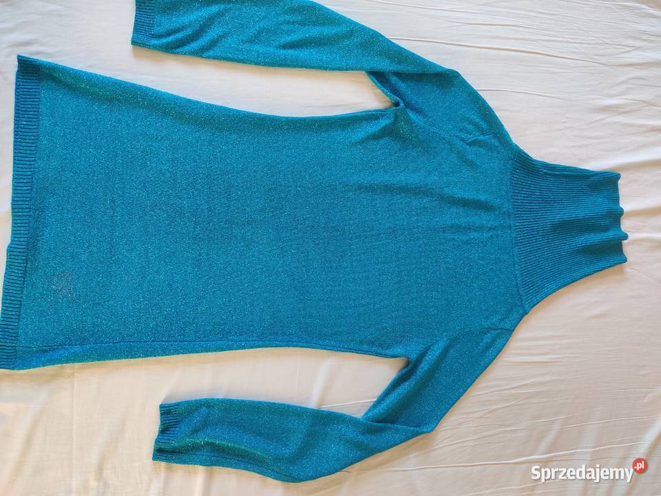 Tunika z golfem niebieski śląskie Myszków