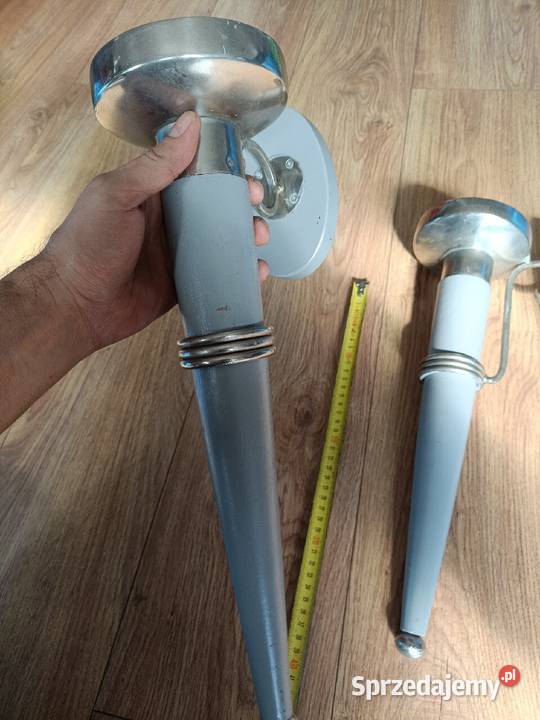 Świecznik ścienny drewniany klinkiet pochodnia Wrocław