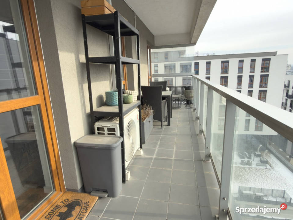 Centrum 51 m 8 piętro Nowe 2 pokoje klimatyzacja balkon Wynajem łódzkie