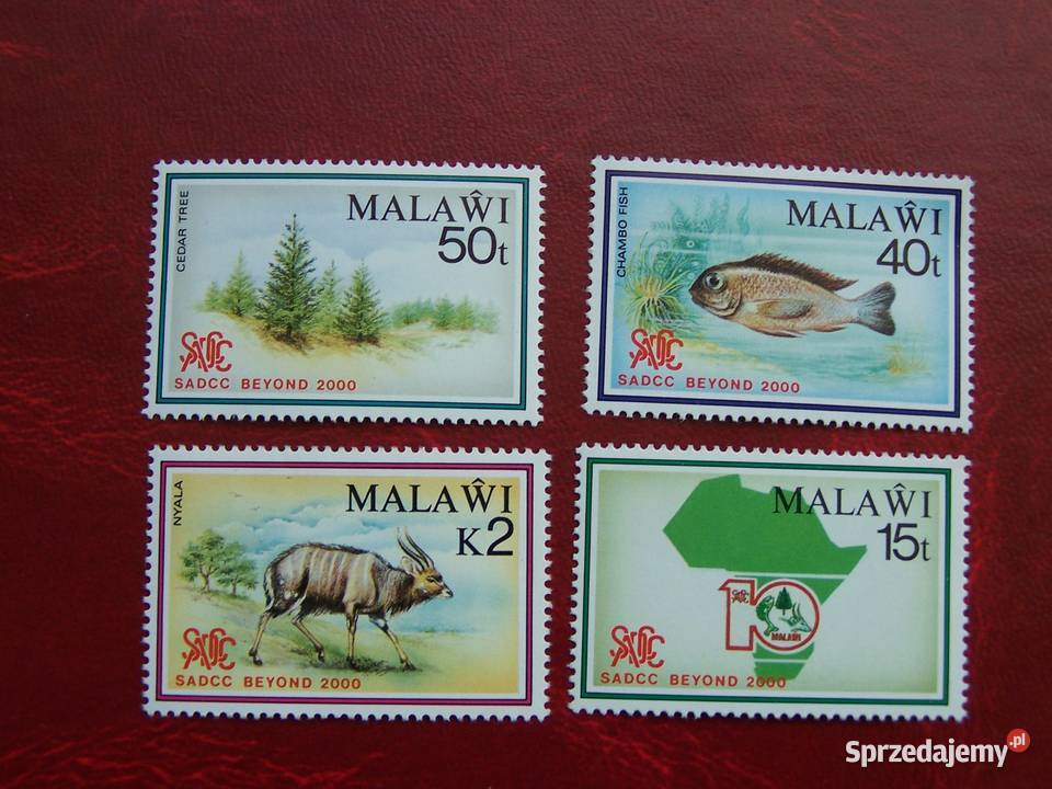 Malawi 1990 MNH Mi 55356 Bl71 Fauna Zwierzęta Tychy