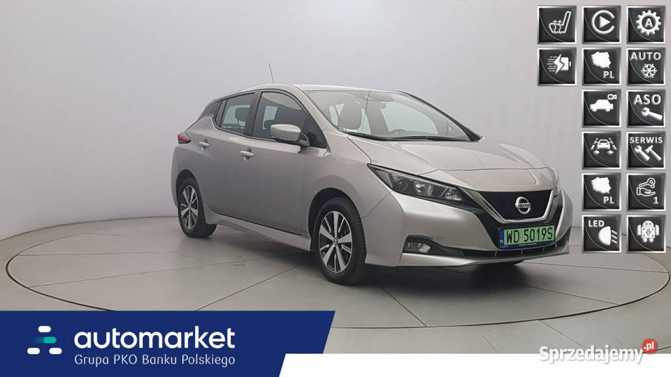 Nissan Leaf 40kWh Acenta Z polskiego salonu automatyczna mazowieckie