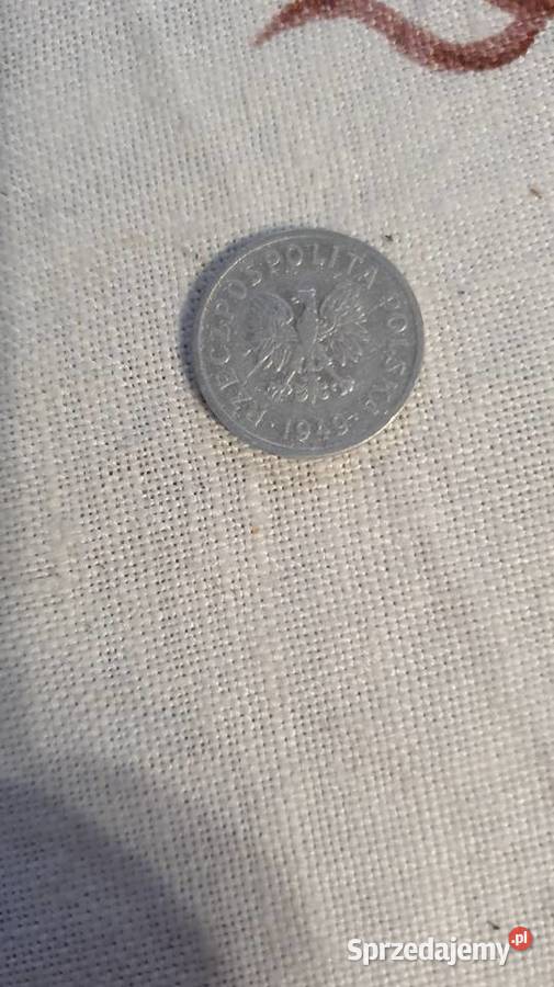 Moneta 10 groszy z 1949 r Konin