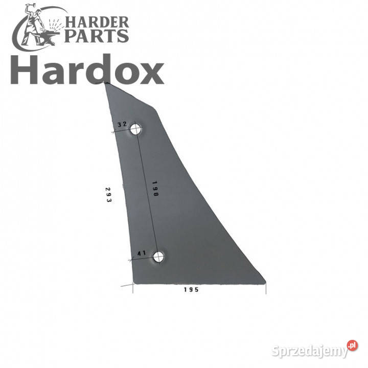 Pierś HARDOX VRP340P VRP340 W części do pługa Maszyny rolnicze Suwałki sprzedam