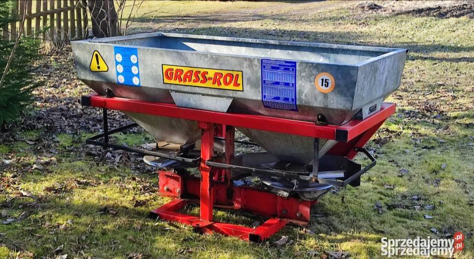 Rozsiewacz GrassRol 2 talerzowy Jeżówka