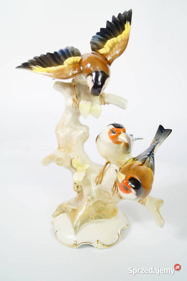Figurka porcelanowa Hutschenreuther szczygieł Gizałki