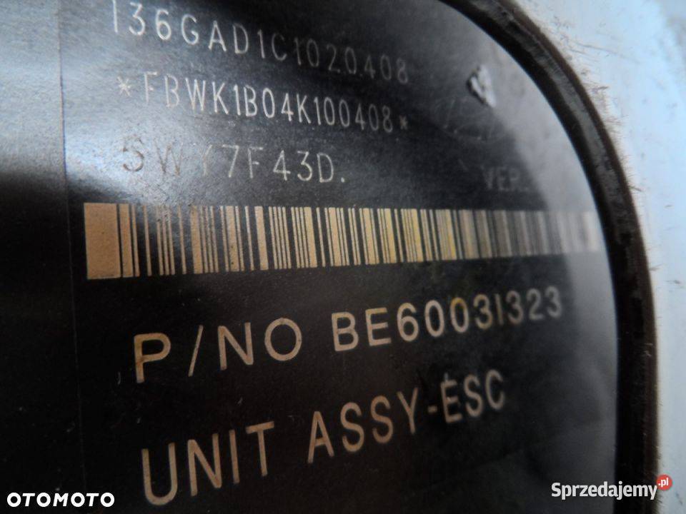POMPA ABS KIA SPORTAGE III HYUNDAI IX35 5WY7F43D osobowe Włoszczowa