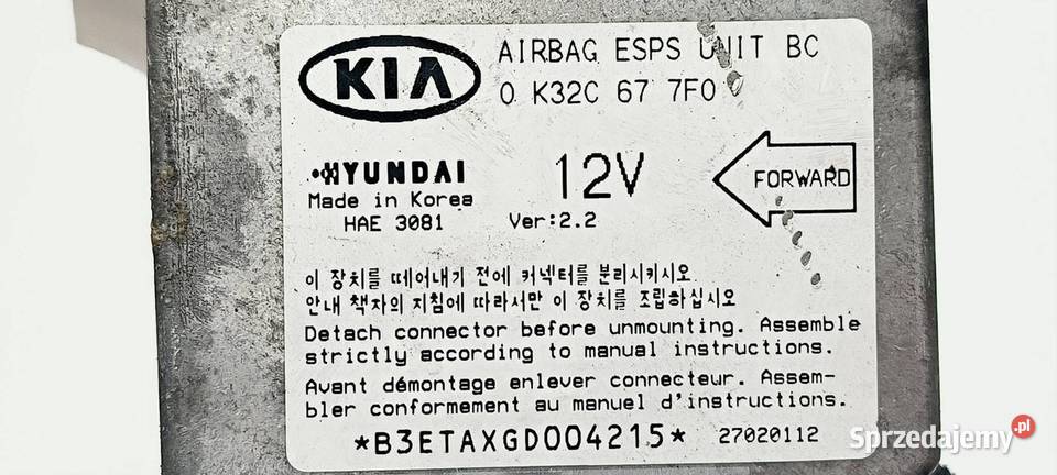 MODUŁ KIA RIO Pozostałe Lipno