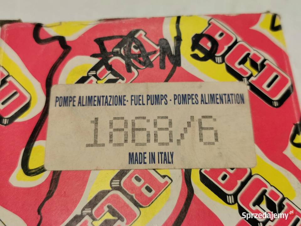 POMPA PALIWA BGD 18686 NOWA osobowe sprzedam