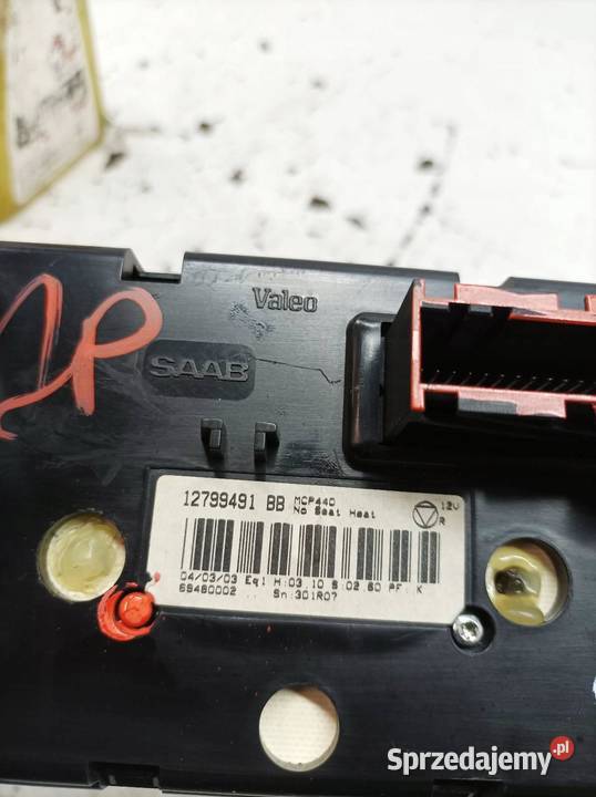 PANEL NAWIEWU 12799491 Saab 93 II 20022014