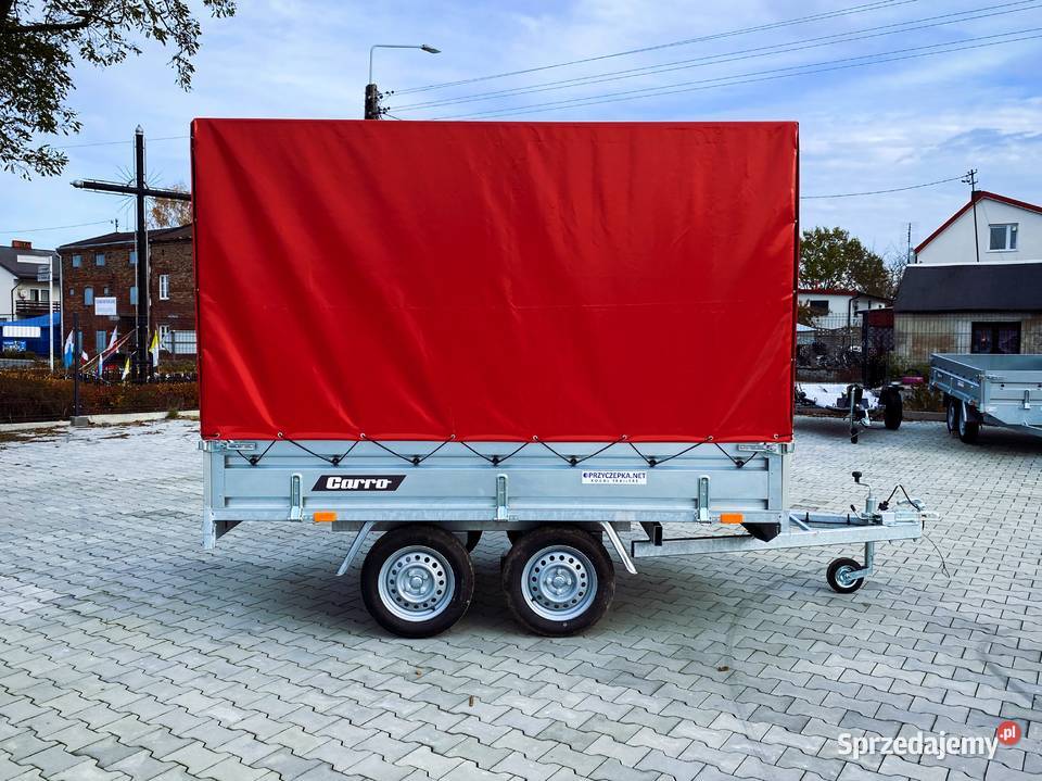 Mocna przyczepa lekka CARRO 265x15x18m PLANDEKA kujawsko-pomorskie Kowal