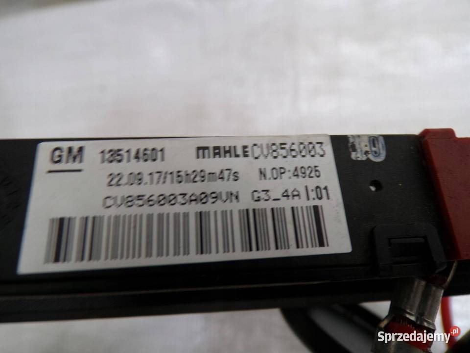 NAGRZEWNICA ELEKTRYCZNA EUROPA 13514601 OPEL sprzedam