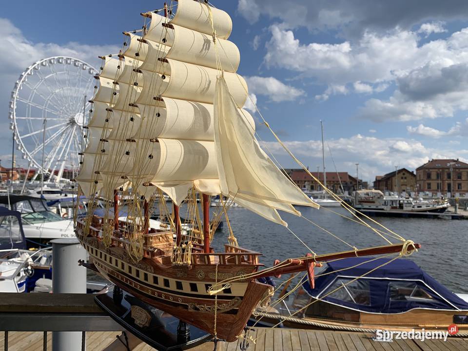 Drewniana Replika statku żaglowca France II Dekoracje i ozdoby Warszawa